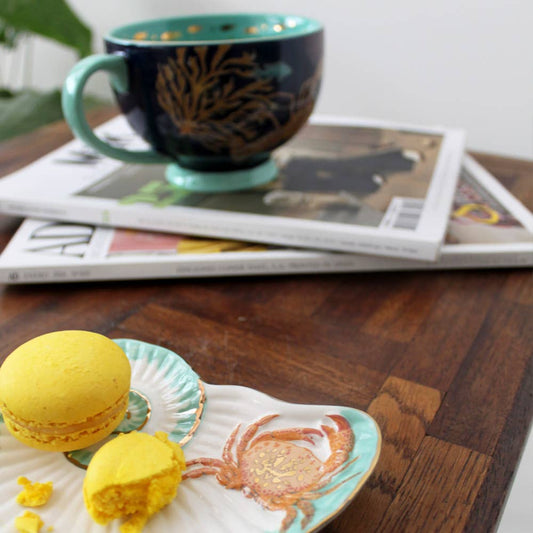 Coral & Crab Trinket Dish