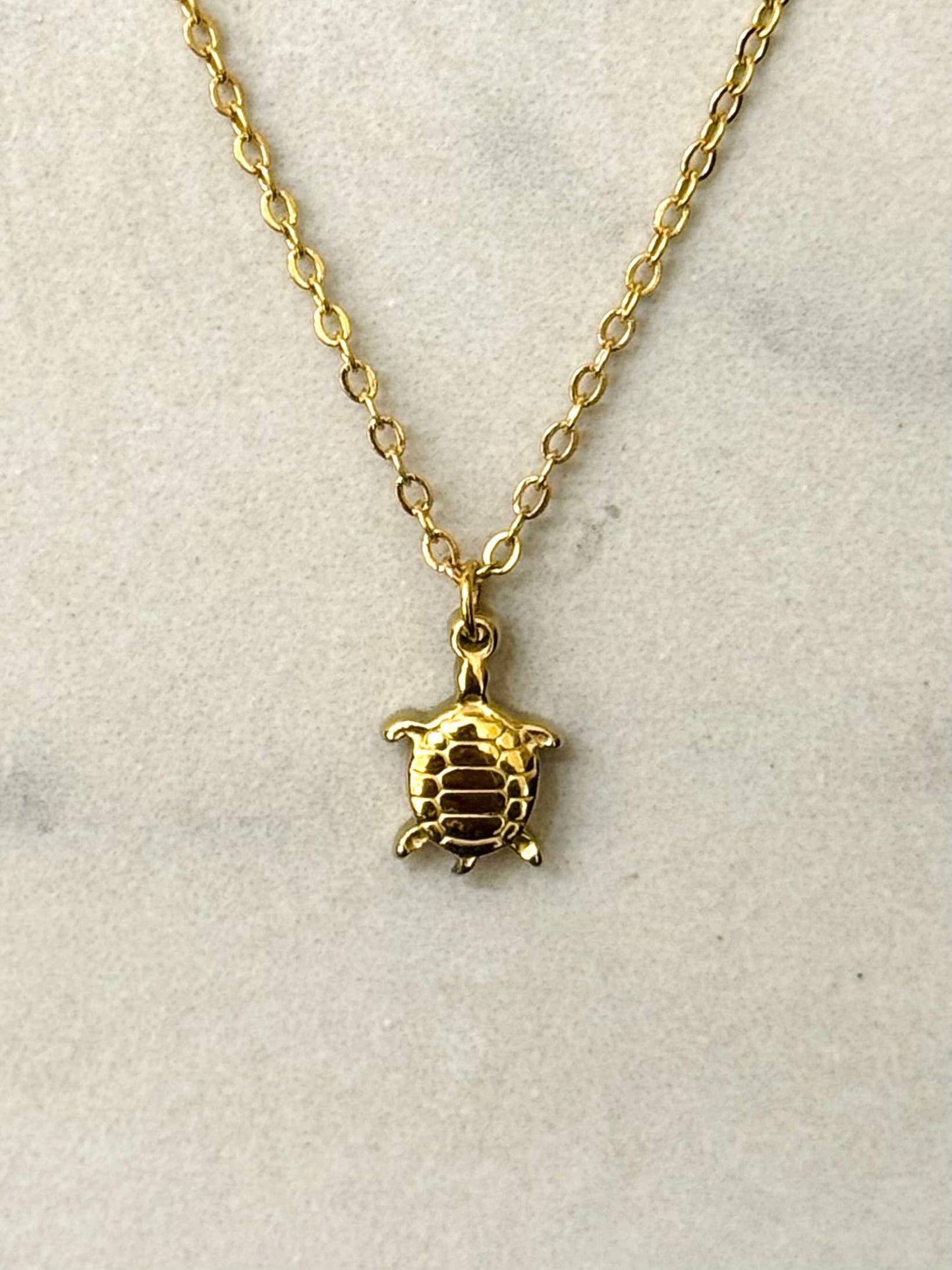 Turtle Spirit Minimal Necklace