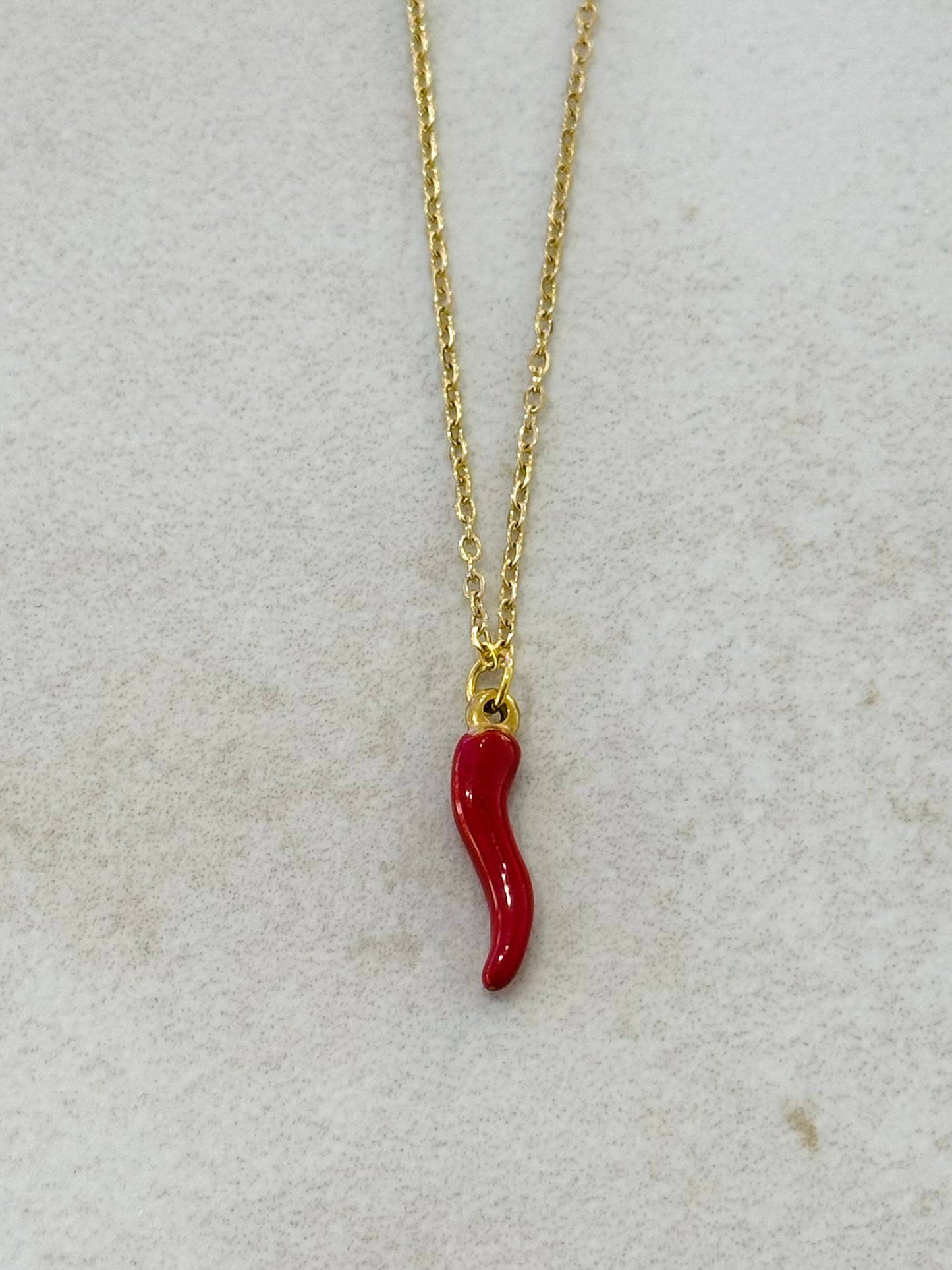 Spicy Red Pepper Necklace