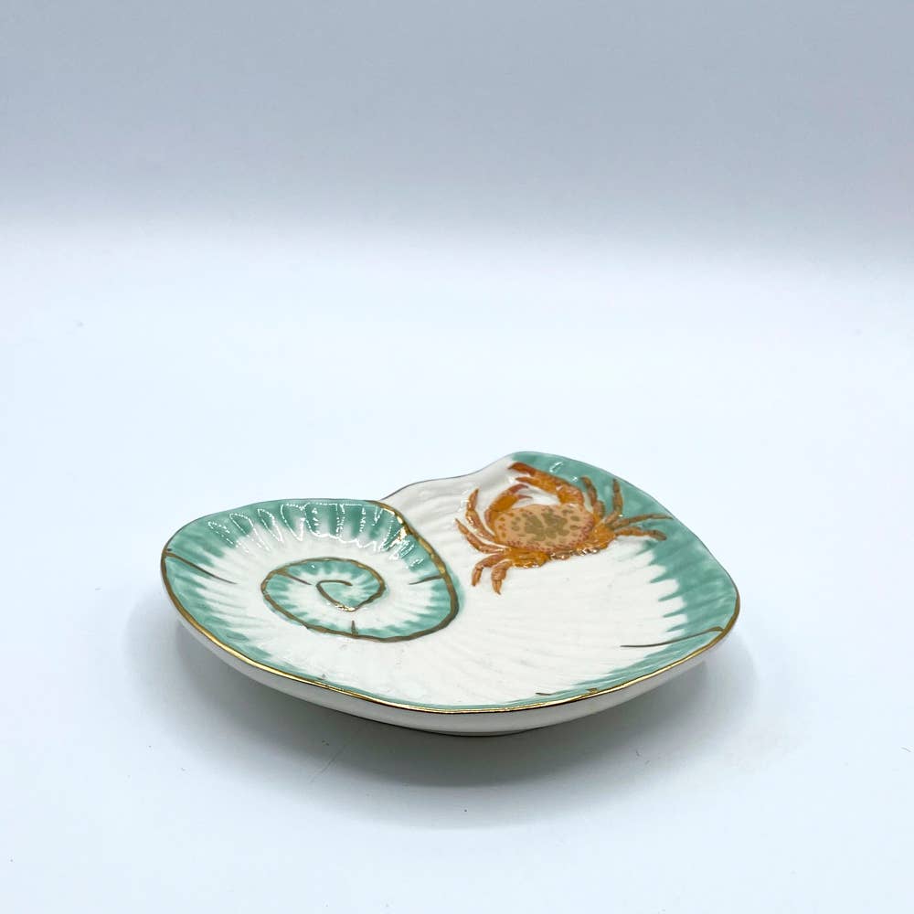 Coral & Crab Trinket Dish
