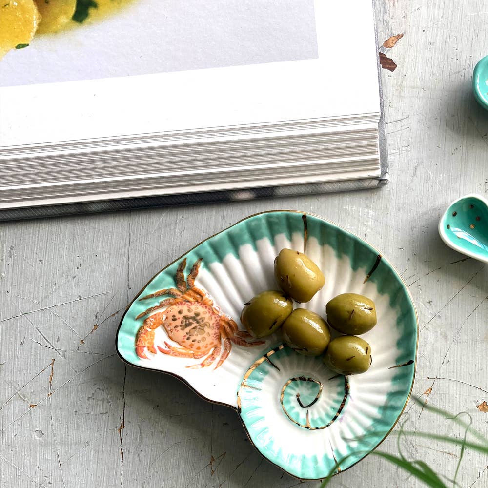 Coral & Crab Trinket Dish