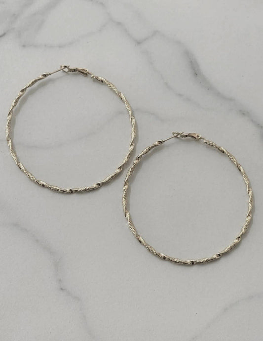 Satoshi – Bold Hoop Earrings