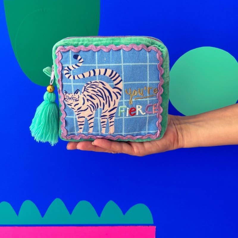 Fierce Feline Makeup Pouch