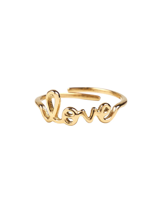 Love You Forever Adjustable Ring